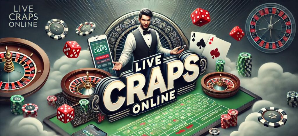 Live Craps Online image with the Real Dealer.